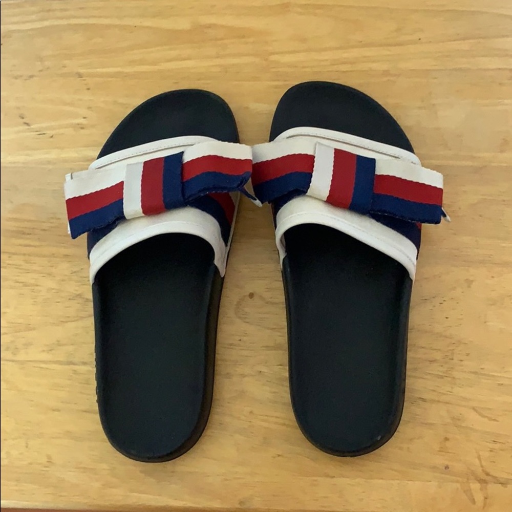Gucci Bow Slide Sandals